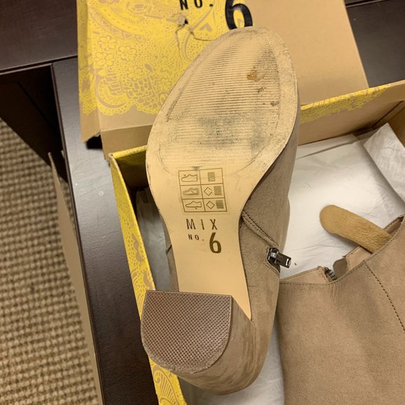 Mix No. 6 Suede Booties - Picture 6 of 6